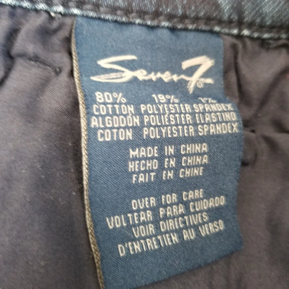 Seven7 Girlfriend Splatter Jeans Size 8 - Picture 7 of 7